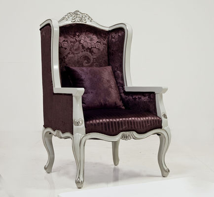 Brązowe Lobby Vintage Drewniane Fotele