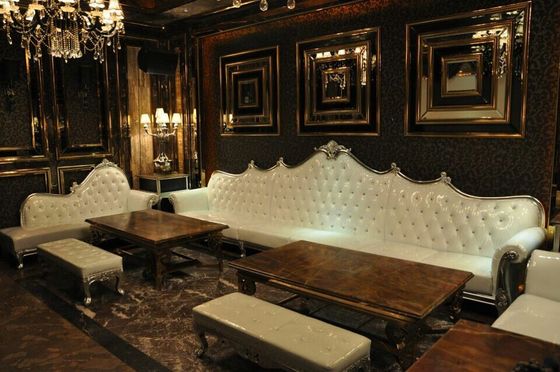 Narożne biuro Salon Sofa w kształcie litery L Przekrój KTV Hotel w stylu francuskim Kanapa