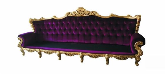 CAD Fabric Club Wooden Luxury Sofa 45kg/Cbm High Density Sponge