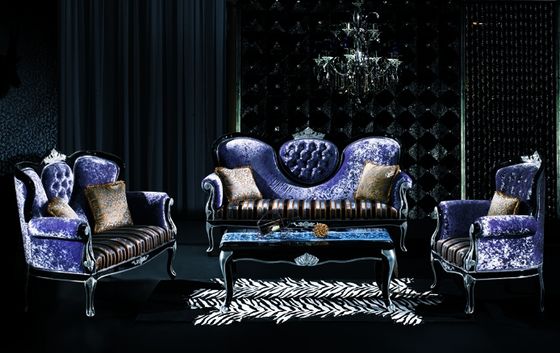 5 Piece Maharaja Luxury Living Room Furniture European French Wood Carving Sofa Set