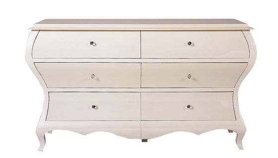 XY C059 Antique Hand Painted Wooden Cabinets 6 Drawer Country Classic Furniture