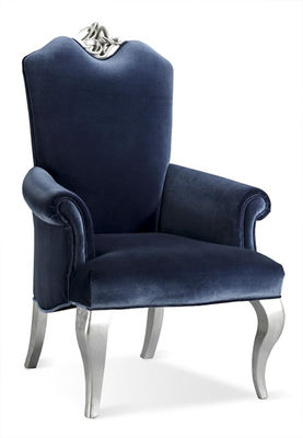 Hall Commercial Antique Hotel Furniture Carving Italian Baroque Chair 73*70*108cm