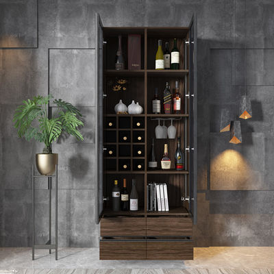 Melamine MDF Corner Bar Wine Display Cabinet Home Luxury Living Room Furniture