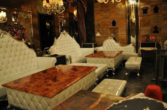 Narożne biuro Salon Sofa w kształcie litery L Przekrój KTV Hotel w stylu francuskim Kanapa