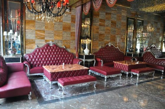 Narożne biuro Salon Sofa w kształcie litery L Przekrój KTV Hotel w stylu francuskim Kanapa