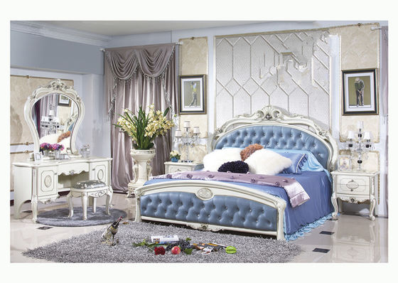 CAD 3D Modern Luxury European Bedroom Furniture King Wardrobe Bedroom Set